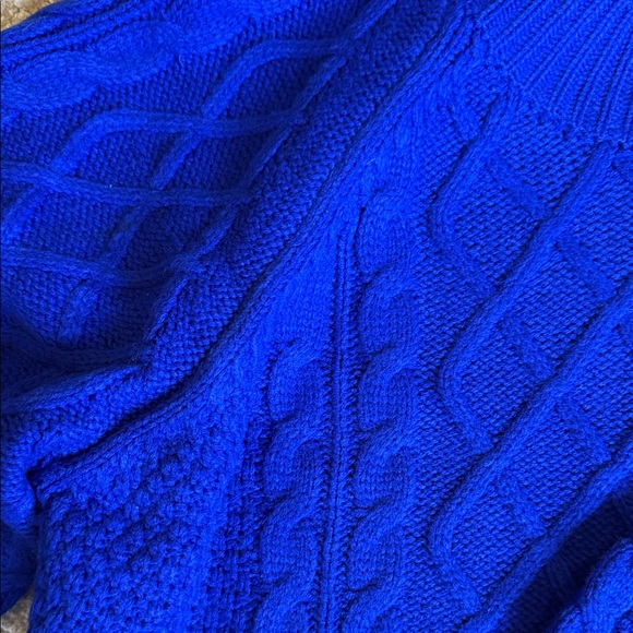 Lush Royal Blue Knit Sweater - Picture 4 of 4